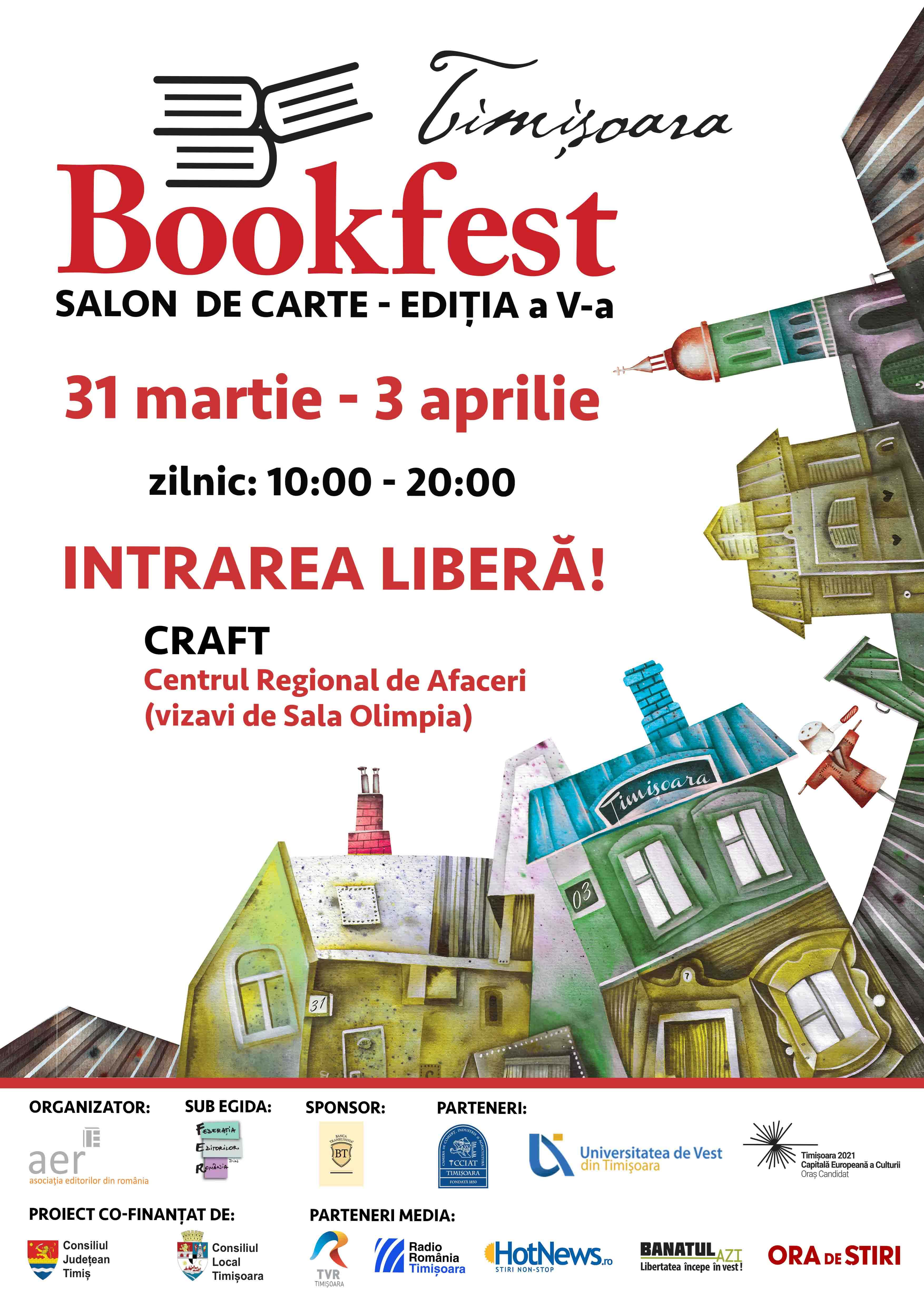 Ediție de gală Bookfest la Timișoara de pe 31 martie Asociația Visum